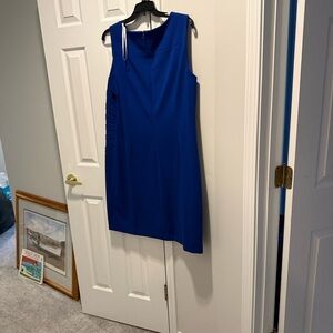 Calvin Klein Cobalt Blue Midi Dress